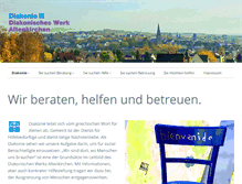 Tablet Screenshot of diakonie-altenkirchen.de
